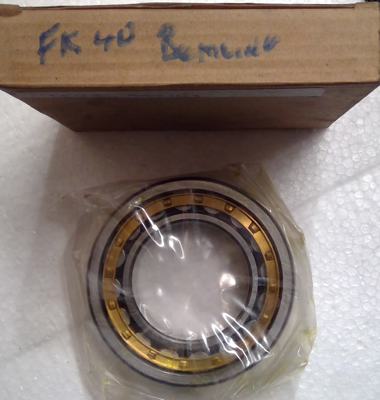 Cylinder Roller Bearing Bock FK40 - 80118 Konvekta H13-003-575 Sutrak 24.01.75.146 - NJ210E/C4 - 50 x 90 x 20mm